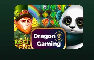 โลโก้ค่าย Dragon Gaming ที่มีเกมให้เล่นในระบบ CK9